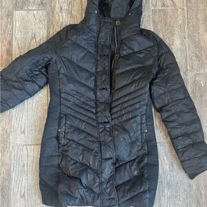 Abercrombie & Fitch Black Puffer Coat